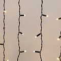 NEON-NIGHT 235-286 Гирлянда светодиодная Занавес 2х0,8м 160 LED ТЕПЛЫЙ БЕЛЫЙ черный ПВХ IP65 постоянное свечение 230В нужен блок 303-500 NEON-NIGHT