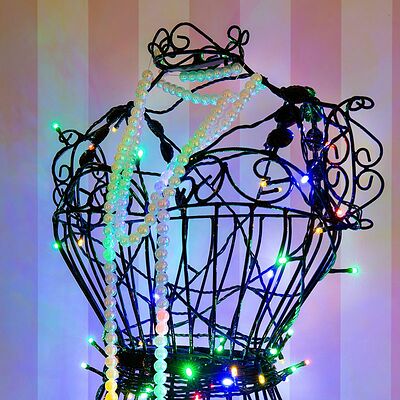 NEON-NIGHT 303-119 Гирлянда Твинкл-Лайт 20 м, темно-зеленый ПВХ, 160 LED, цвет мультиколор