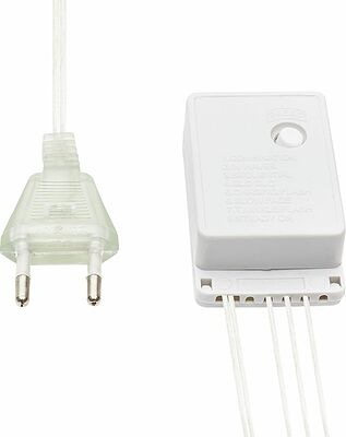 NEON-NIGHT 303-603 Гирлянда Мишура LED 3 м прозрачный ПВХ, 288 диодов, цвет синий