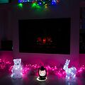 NEON-NIGHT 303-607 Гирлянда Мишура LED 3 м прозрачный ПВХ, 288 диодов, цвет розовый NEON-NIGHT 303-607 Гирлянда Мишура LED 3 м прозрачный ПВХ, 288 диодов, цвет розовый
