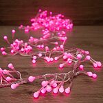NEON-NIGHT 303-617 Гирлянда Мишура LED 6 м прозрачный ПВХ, 576 диодов, цвет розовый