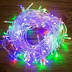 NEON-NIGHT 304-029 Гирлянда светодиодная универсальная 100 LED Мультиколор 10 метров, прозрачный ПВХ, с контроллером