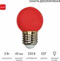 NEON-NIGHT 405-112 Лампа светодиодная, диаметр 45мм, E27, 5 LED, 2Вт, КРАСНЫЙ, 230В NEON-NIGHT NEON-NIGHT 405-112 Лампа светодиодная, диаметр 45мм, E27, 5 LED, 2Вт, КРАСНЫЙ, 230В NEON-NIGHT