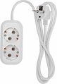PROconnect 13-4202 Удлинитель 2 гнезда, 1,5м, 3х0,75мм², с/з, белый PROconnect PROconnect 13-4202 Удлинитель 2 гнезда, 1,5м, 3х0,75мм², с/з, белый PROconnect