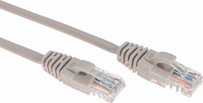 REXANT 02-0100-05 Патч-корд U/UTP, CAT 5e, RJ45-RJ45, 26AWG, LSZH, серый, 0,5м REXANT