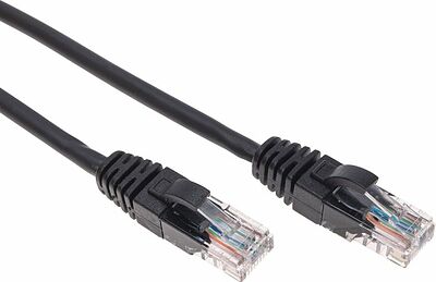 REXANT 02-0102-1 Патч-корд U/UTP, CAT 5e, RJ45-RJ45, 26AWG, LSZH, черный, 1м REXANT