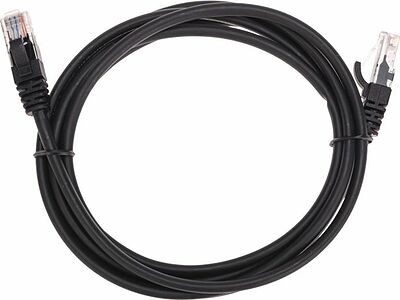 REXANT 02-0102-2 Патч-корд U/UTP, CAT 5e, RJ45-RJ45, 26AWG, LSZH, черный, 2м REXANT