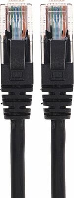 REXANT 02-0102-3 Патч-корд U/UTP, CAT 5e, RJ45-RJ45, 26AWG, LSZH, черный, 3м REXANT