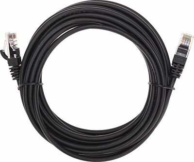 REXANT 02-0102-5 Патч-корд U/UTP, CAT 5e, RJ45-RJ45, 26AWG, LSZH, черный, 5м REXANT
