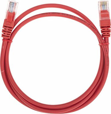 REXANT 02-0103-1 Патч-корд U/UTP, CAT 5e, RJ45-RJ45, 26AWG, LSZH, красный, 1м REXANT