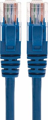 REXANT 02-0104-05 Патч-корд U/UTP, CAT 5e, RJ45-RJ45, 26AWG, LSZH, синий, 0,5м REXANT