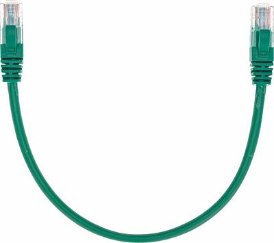 REXANT 02-0106-03 Патч-корд U/UTP, CAT 5e, RJ45-RJ45, 26AWG, LSZH, зеленый, 0,3м REXANT