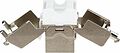 REXANT 02-0261 Модуль Keystone Jack RJ-45(8P8C), FTP экранированный, CAT 6, тип 180 градусов, самозажимной REXANT PRO