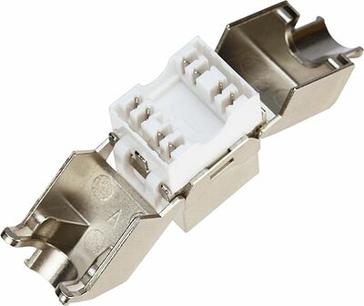 REXANT 02-0261 Модуль Keystone Jack RJ-45(8P8C), FTP экранированный, CAT 6, тип 180 градусов, самозажимной REXANT PRO