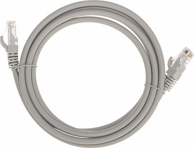 REXANT 02-0290-2 Патч-корд U/UTP, CAT 6, RJ45-RJ45, 26AWG, LSZH, серый, 2м REXANT