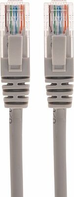 REXANT 02-0290-3 Патч-корд U/UTP, CAT 6, RJ45-RJ45, 26AWG, LSZH, серый, 3м REXANT
