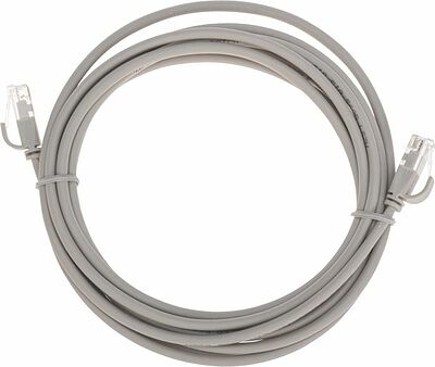 REXANT 02-0380-3 Патч-корд U/UTP, CAT 6A (10G), RJ45-RJ45, 28AWG, LSZH, серый, 3м REXANT