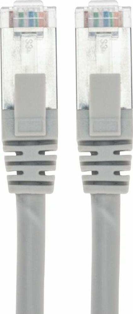 REXANT 02-0390-05 Патч-корд S/FTP, CAT 6A (10G), RJ45-RJ45, 28AWG, LSZH, серый, 0,5м REXANT