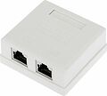 REXANT 03-0146 Розетка компьютерная внешняя, 2-порта FTP RJ-45 (8P8C), CAT 6 REXANT REXANT 03-0146 Розетка компьютерная внешняя, 2-порта FTP RJ-45 (8P8C), CAT 6 REXANT