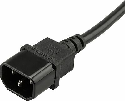 REXANT 04-0301-1 Блок распределения питания для 19 quot; шкафов, горизонтальный, 6 розеток СЕЕ 7/4, 10A, без выкл, алюм корп, шнур 2м, вилка C14 REXANT