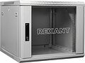 REXANT 04-0964-111 Настенный шкаф 19 quot; 9U 600×450×501 (ШxГxВ), дверь стекло, металлическая задняя стенка, боковые съемные стенки, RAL 7035 REXANT REXANT 04-0964-111 Настенный шкаф 19 quot; 9U 600×450×501 (ШxГxВ), дверь стекло, металлическая задняя стенка, боковые съемные стенки, RAL 7035 REXANT
