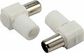 REXANT 06-0014-A Разъем антенный, штекер TV угловой, RG-6, белый, 1 шт, REXANT REXANT 06-0014-A Разъем антенный, штекер TV угловой, RG-6, белый, 1 шт, REXANT