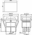 REXANT 06-0308-B Переключатель клавишный 250В 15А (6с) ON-OFF-ON черный с нейтралью (1 шт/уп) REXANT REXANT 06-0308-B Переключатель клавишный 250В 15А (6с) ON-OFF-ON черный с нейтралью (1 шт/уп) REXANT