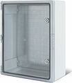 REXANT 11-0413 Корпус пластиковый ЩМПп с прозрачной дверцей и монтажной панелью 400х300х220мм, АБС, УХЛ1, IP65 REXANT