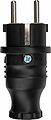 REXANT 111-001 Вилка влагозащищенная прямая, с/з, 16А, IP44, каучук, черная REXANT REXANT 111-001 Вилка влагозащищенная прямая, с/з, 16А, IP44, каучук, черная REXANT