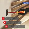 REXANT 12-4718 Отвертка крестовая диэлектрическая PH2х150мм, до 100В, двухкомпонентная рукоятка REXANT
