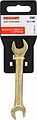 REXANT 12-5824-2 Ключ рожковый 10х11мм, желтый цинк REXANT 