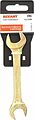 REXANT 12-5825-2 Ключ рожковый 14х15мм, желтый цинк REXANT REXANT 12-5825-2 Ключ рожковый 14х15мм, желтый цинк REXANT