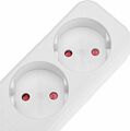 REXANT 13-4001 Удлинитель STANDARD 2 гнезда, 3м, 2х1,0мм², б/з, белый REXANT