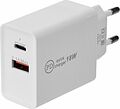 REXANT 16-0278 Сетевое зарядное устройство Type-C + USB 3.0 с Quick charge, белое REXANT REXANT 16-0278 Сетевое зарядное устройство Type-C + USB 3.0 с Quick charge, белое REXANT