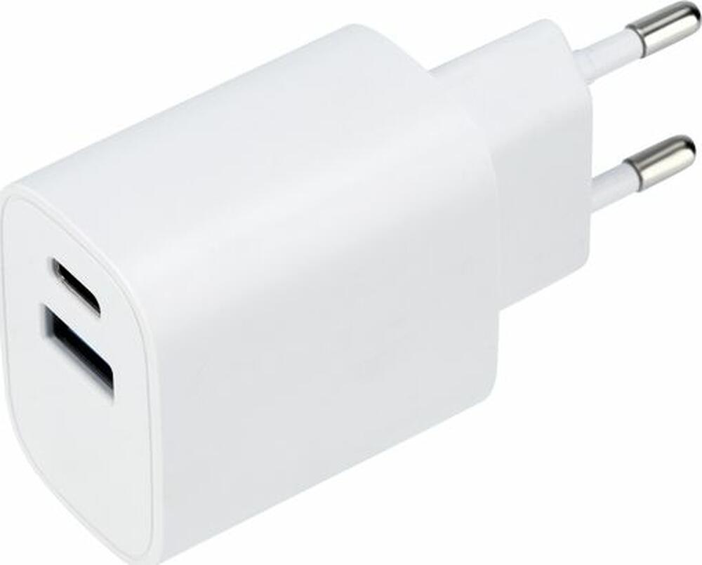 REXANT 16-0296 Сетевое зарядное устройство REXANT USB + Type-C, 5V, 2.4 A, белое