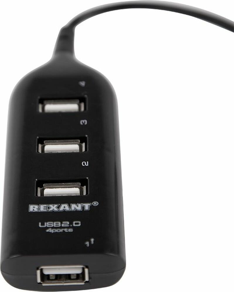 REXANT 18-4105 Разветвитель USB 2.0 на 4 порта REXANT