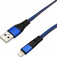 REXANT 18-7053 Кабель USB-A – Lightning, 2,4A, 1м, в синей нейлоновой оплетке, плоский REXANT REXANT 18-7053 Кабель USB-A – Lightning, 2,4A, 1м, в синей нейлоновой оплетке, плоский REXANT