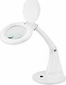 REXANT 31-0243 Лупа настольная 3D+12D с подсветкой 40 SMD LED, ø100мм, белая REXANT