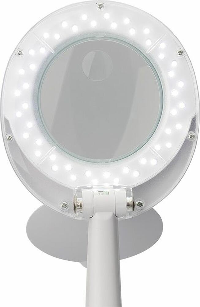 REXANT 31-0245 Лупа настольная 3D с подсветкой 30 SMD LED, ø100мм, белая REXANT