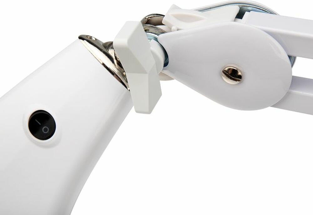 REXANT 31-0403 Лупа на струбцине круглая 5D с подсветкой 56 SMD LED, ø127мм, белая REXANT