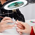 REXANT 31-0406 Лупа на струбцине круглая 5D с подсветкой 56 SMD LED, ø127мм, черная REXANT REXANT 31-0406 Лупа на струбцине круглая 5D с подсветкой 56 SMD LED, ø127мм, черная REXANT
