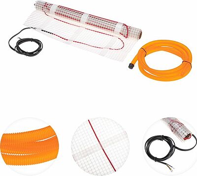 REXANT 51-0504-2 Теплый пол, нагревательный мат Classic RNX-2-300 2м², 0,5х4м, 300Вт двухжильный, с экраном REXANT