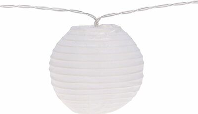REXANT 602-2427 Гирлянда садовая Денг, 335см, 3000К, встроенный аккумулятор, солнечная панель, коллекция Пекин REXANT