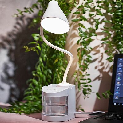 REXANT 609-006 Светильник настольный REXANT Click Shift с ночником, на основании, LED, 6 Вт, 4000 К, диммируемый 3 ступени, заряжаемый (автономный режим 3 часа)