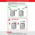 REXANT 72-3003 Неодимовый магнит диск 30х10мм, сцепление 21кг REXANT