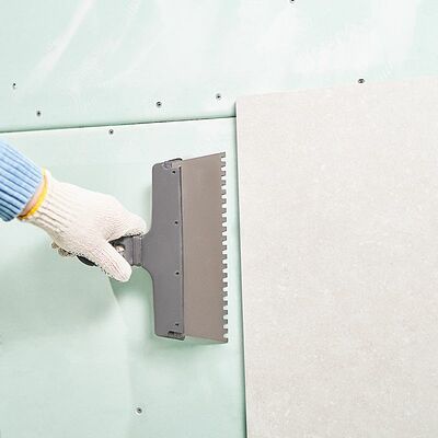 REXANT 89-0223 Шпатель фасадный REXANT 250 мм зуб 6х6 нержавеющая сталь, пластмассовая ручка