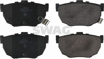 SWAG 90 91 6676 колодки тормозные задние дисковые Hyundai Elantra III (XD), Coupe II, Matrix