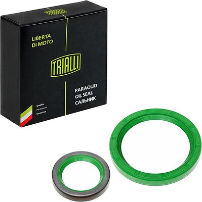Trialli PM781 комплект сальников коленвала передний и задний ВАЗ 2101–2107, Нива (FKM)