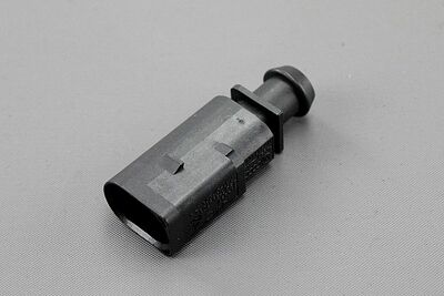 VAG 1J0 973 802 корпус двухконтактного автомобильного разъёма, чёрный