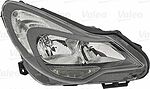 Valeo 045287 фара правая Opel Corsa D, H7, с электрокорректором